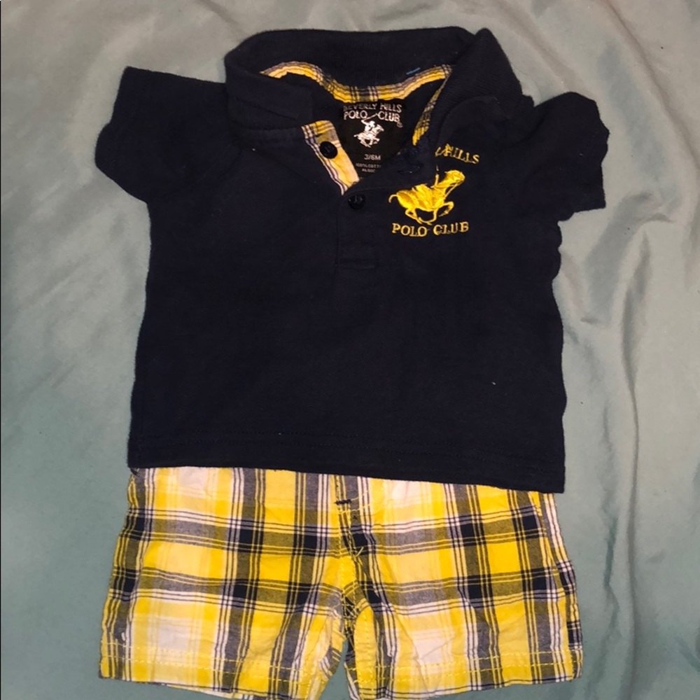⭐️4/$20 Beverly Hills Polo Set 3-6 month